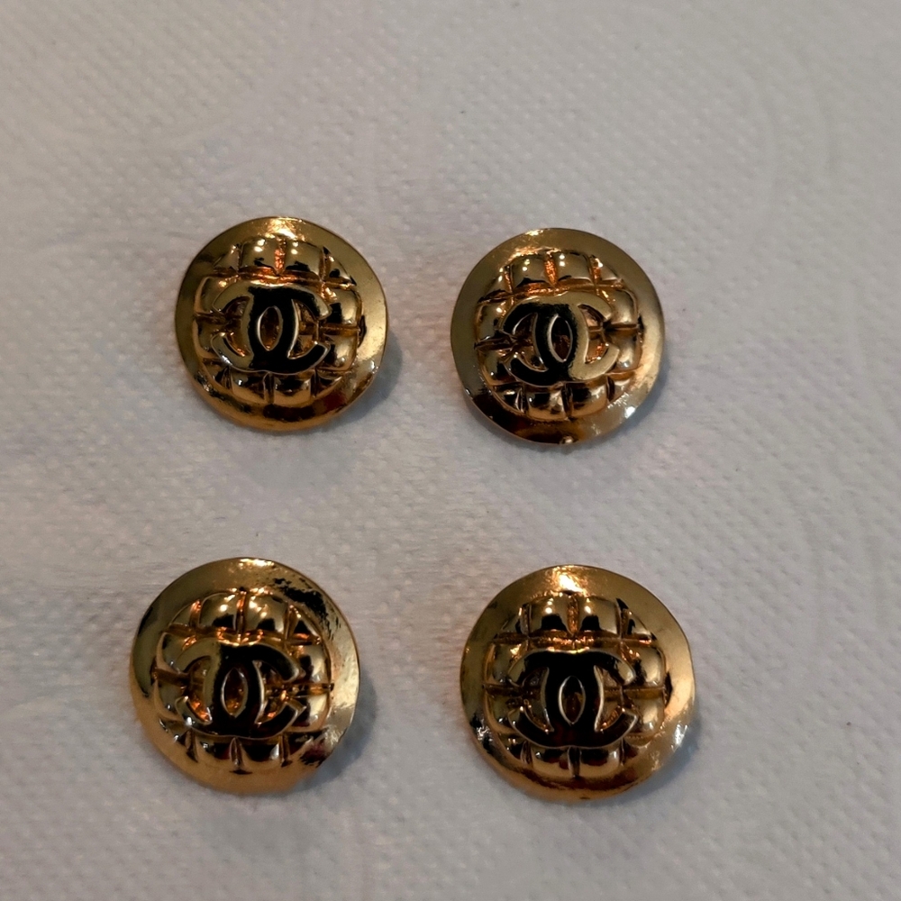 Chanel gold buttons